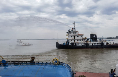 2023年九江港危化品碼頭應急演練 筑牢安全防線，提升碼頭建設與管理效能